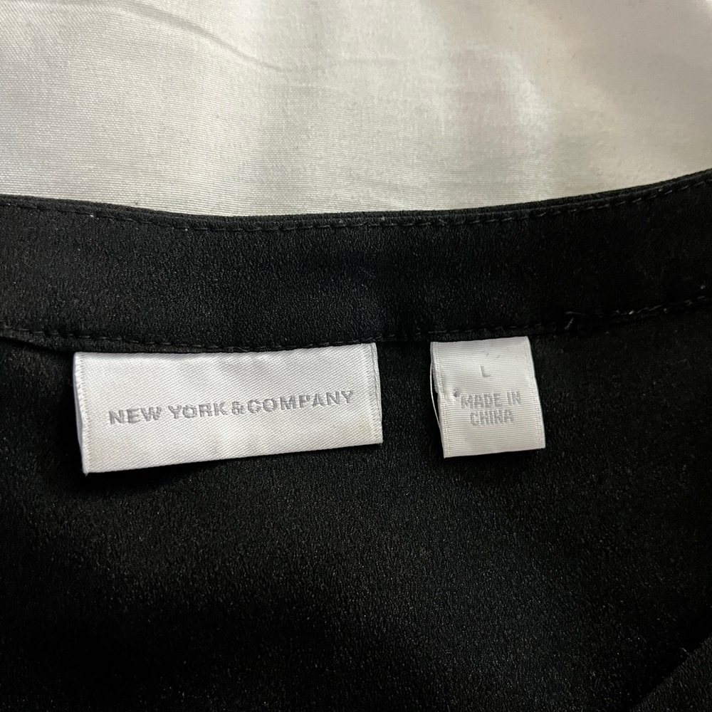 New York & Company Classic Black Top